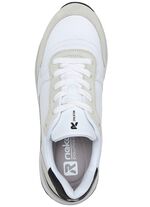 Rieker sneakers met een interessante zebraprint WIT