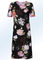 Nachthemd met inkjetprint en knielengte 