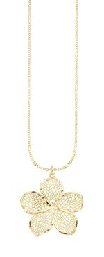 Schattige bloemenhanger met ankerketting 