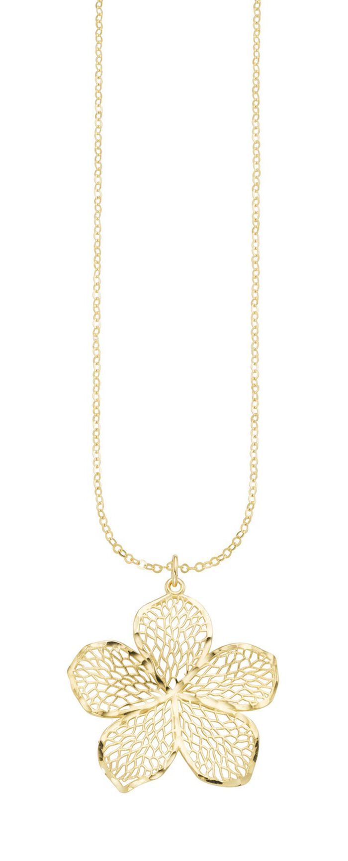 Schattige bloemenhanger met ankerketting 