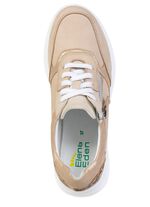 ELENA EDEN, trendy damessneakers, breedte H, met uitneembaar voetbed BEIGE