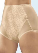 Set van twee slips met kanten inzetten 2X HUIDKLEURIG