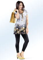 Populaire zwarte legging ZWART-GOUD
