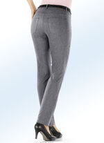 Broek met aangenaam zachte, warme voering MIDDENGRIJS GEM.