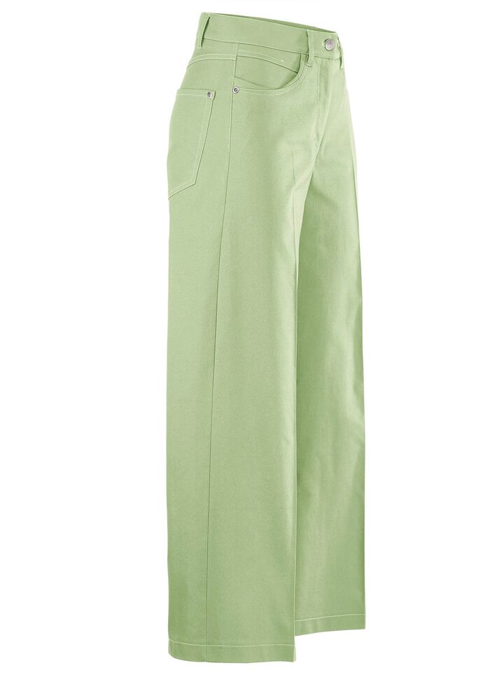 Culotte met modieuze wijde pijpen  