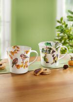 Mok van fijn bone china porselein KLEURRIJK