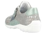 Remonte sneakers met bedrukte rand MINT-ZILVERGRIJS