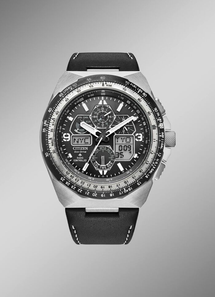 Radiogestuurd zonne-herenhorloge 