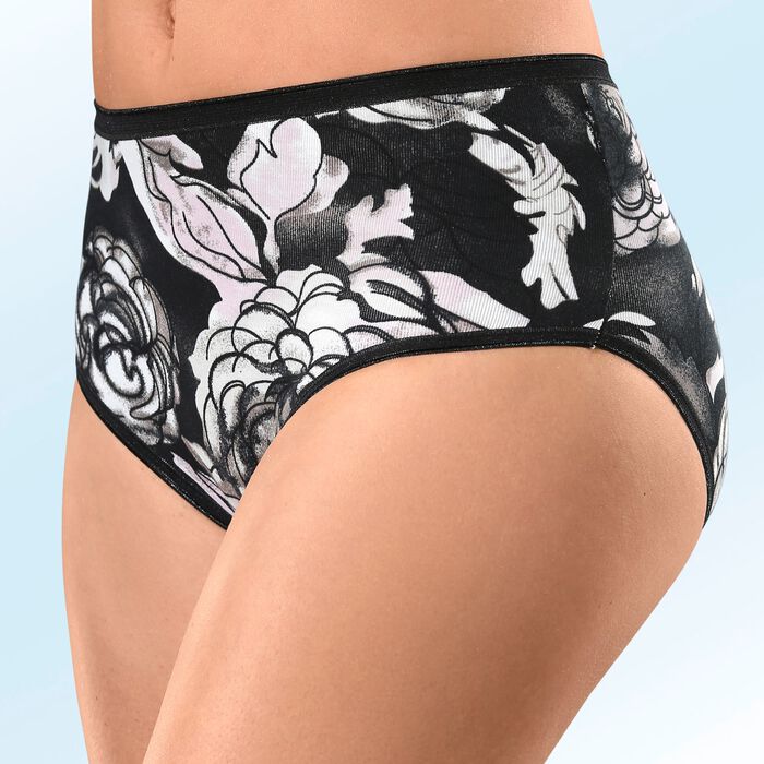 Set van vier slips met elastische boorden 