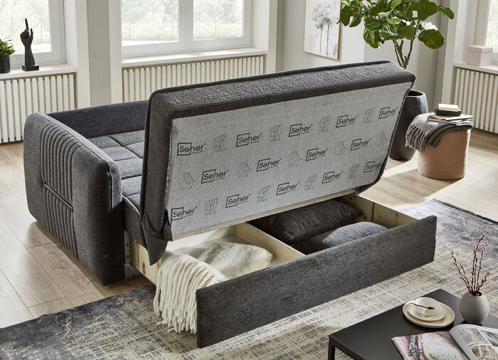 Slaapbank met bedkast 