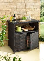 Praktisch sideboard voor de tuin of het terras 