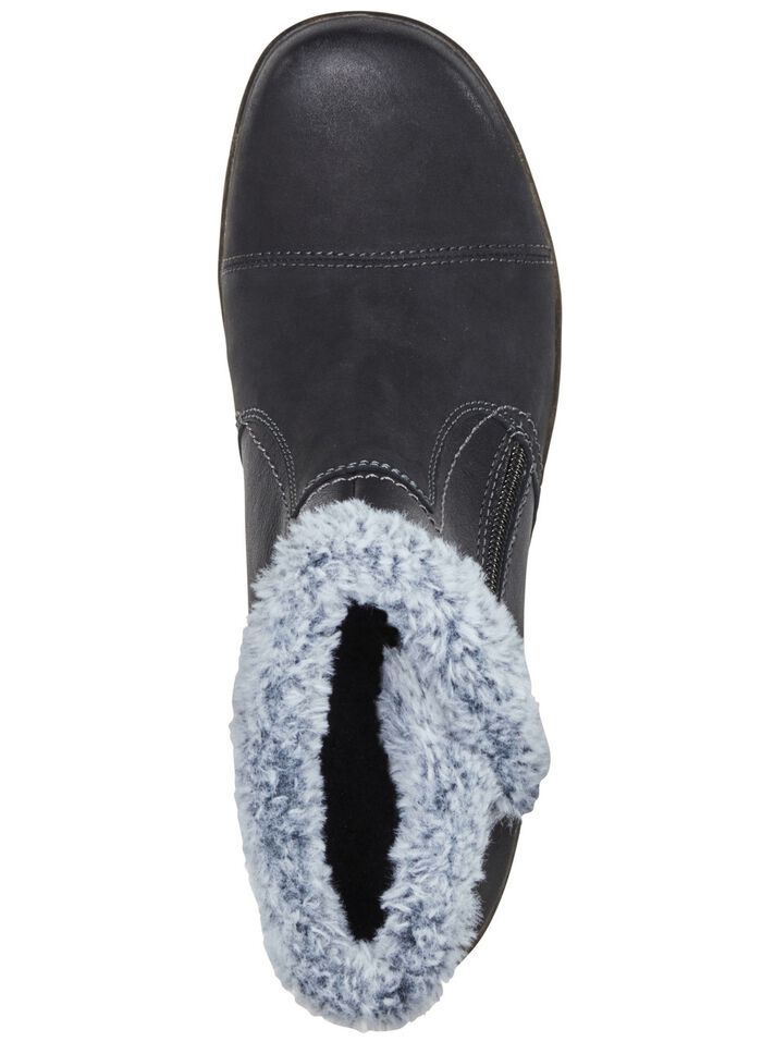 ELENA EDEN laarsje met grijze pluche kraag 