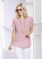 Tuniek met laagjes volants 