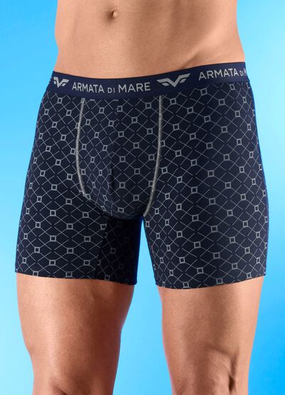 Vierpack boxershorts met elastische tailleband 