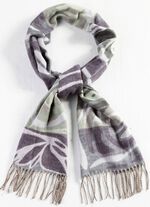 Sjaal met fantasiedessin 