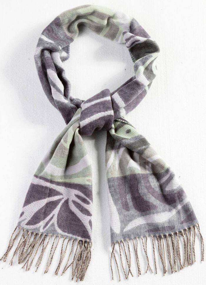 Sjaal met fantasiedessin 