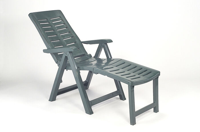 Hoogwaardige relaxstoel met hoge rugleuning GROEN