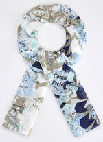 Sjaal met fantasiedessin 