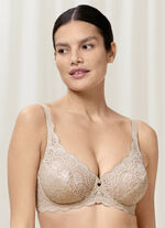 Triumph Amourette beugelbh met elastische kant POEDER