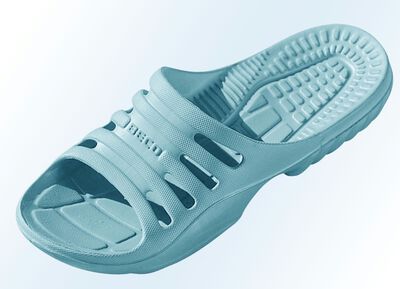 Badslippers met massagevoetbed 