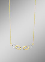 Halsketting met diamanten 