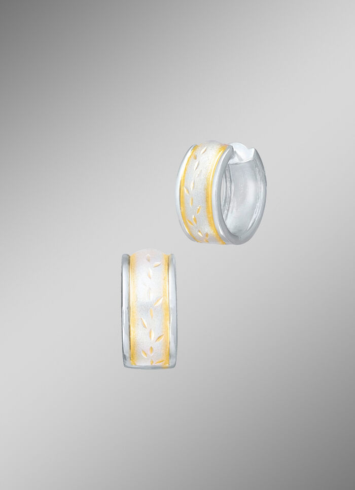 Oorringen met patroon 