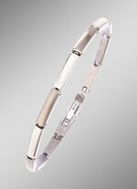 Stijlvolle titanium armband met clipsluiting 