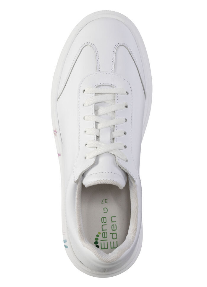 ELENA EDEN sneakers met bloemmotief WIT