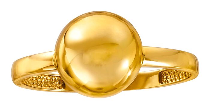 Damesring in hoogglans 