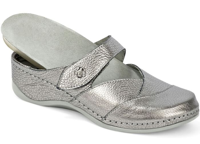 Mubb-klomp van gemetalliseerd leer ANTIEK BRONS