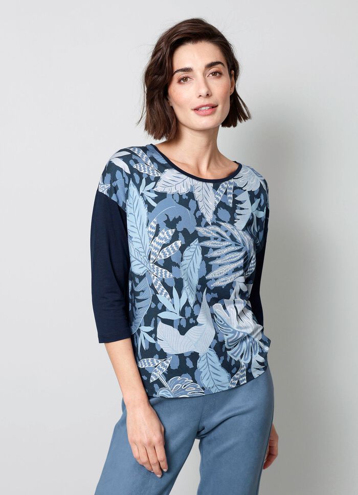 Shirt met 3/4-mouwen 
