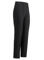 Jerseybroek met gestikte plooien 