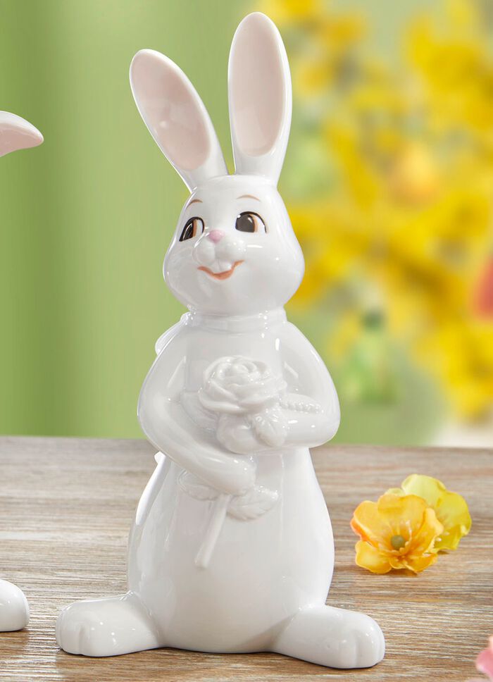 Goebel konijnen met de hand gemaakt en beschilderd WIT