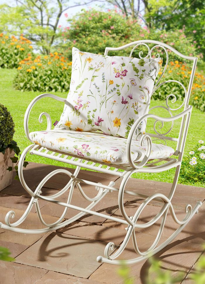 Set kussens (zit- en sierkussens) voor schommelstoel 