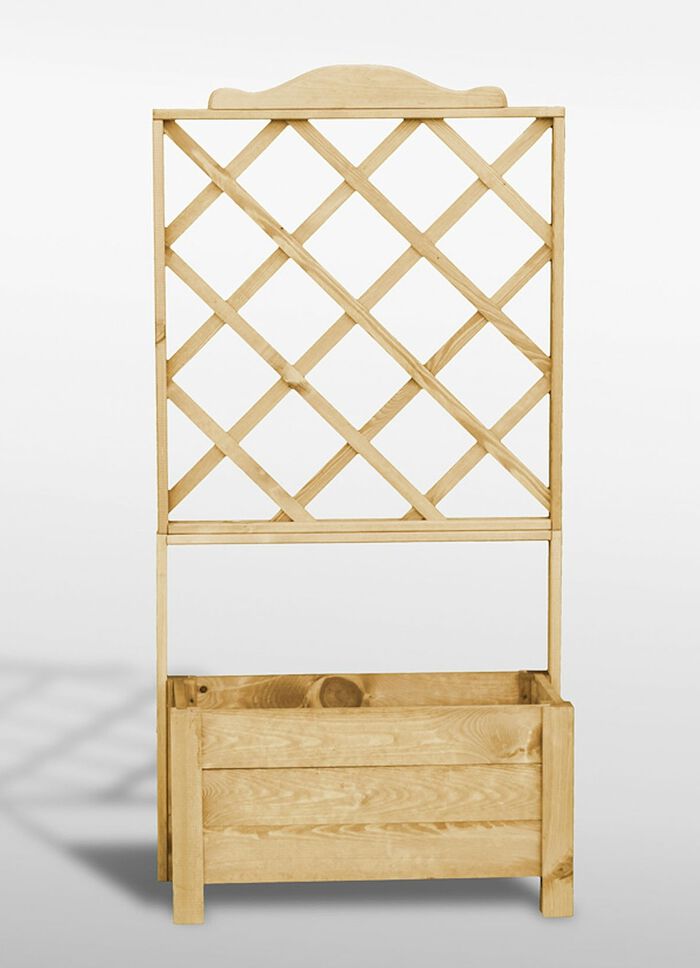 Plantenlatwerk van ge&iuml;mpregneerd grenenhout 