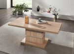 Elegante salontafel met marmerlook EIKEN SONOMA-WIT