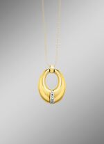 Tijdloze hanger met diamant 