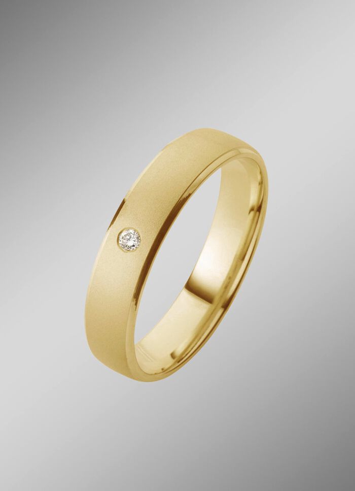 Elegante trouwring in goud 