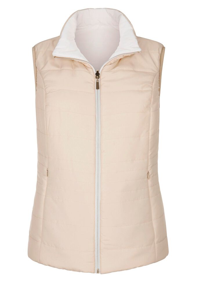 Omkeerbaar vest met zakken met ritssluiting 