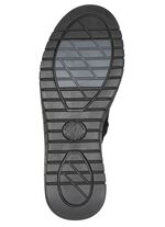 ELENA EDEN, gevoerde dames enkellaarsjes, winterschoenen, breedte H, met uitneembaar voetbed ZWART