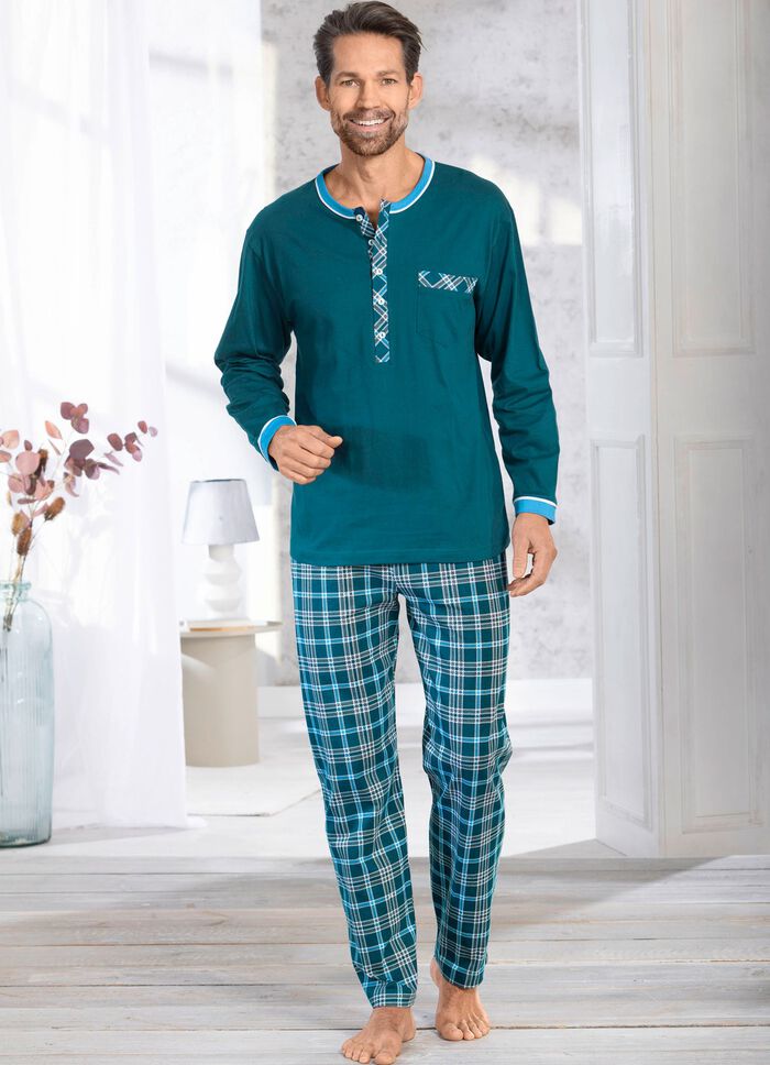 Pyjama met knoopjes aan de voorkant 