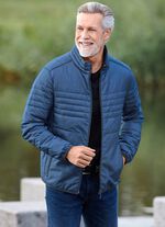 Gewatteerde blouse van "Gate One" MITTELBLAU