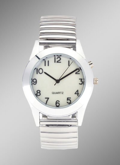Horloge met stretchband 