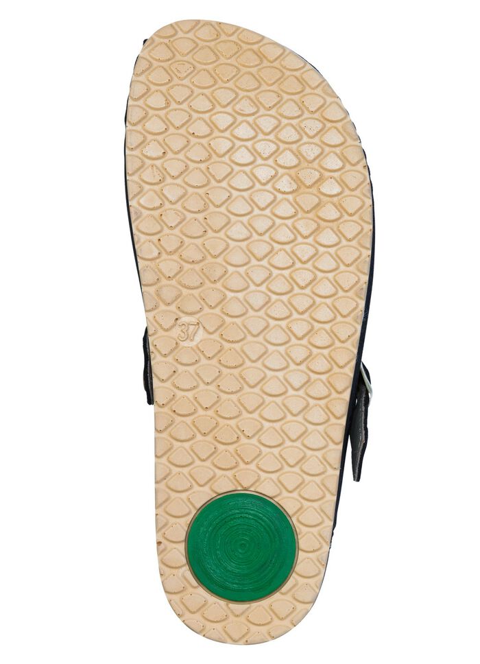 Mubb, klassieke damespantoffels, breedte H, met lamsvacht 