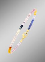 Elegante armband met echte saffier in veelkleurig 