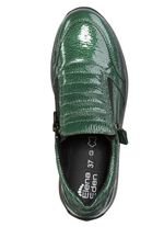 ELENA EDEN pantoffels van lakleer GROEN