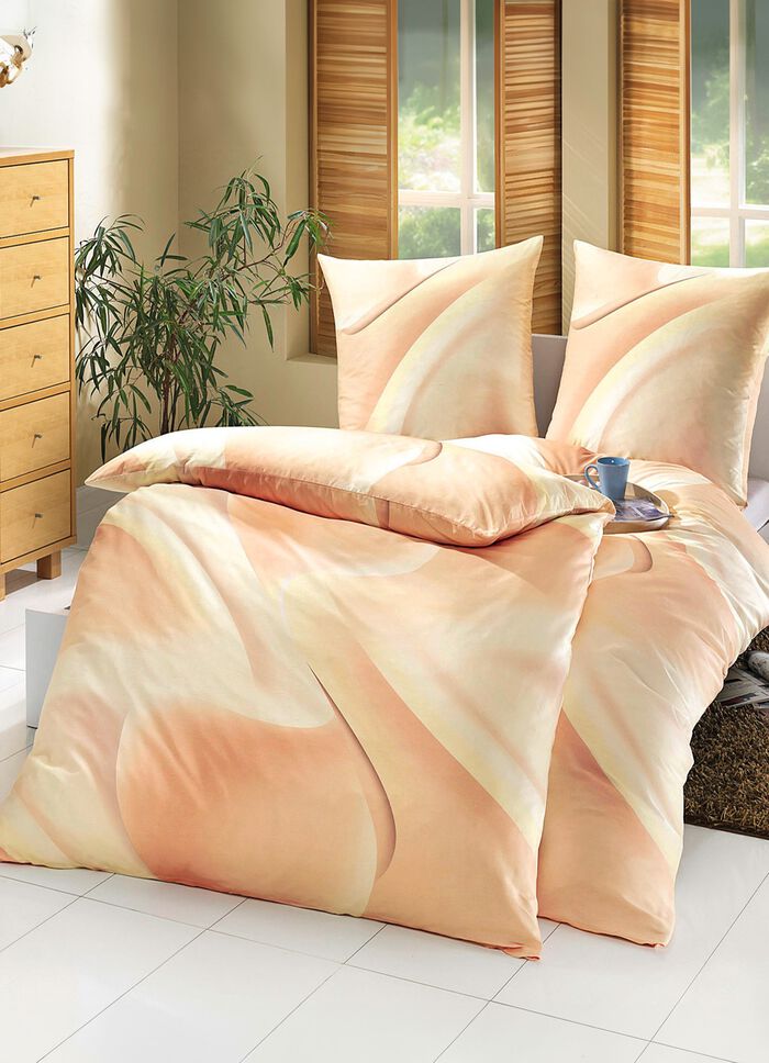 biberna beddengoedset van 100% katoen BEIGE