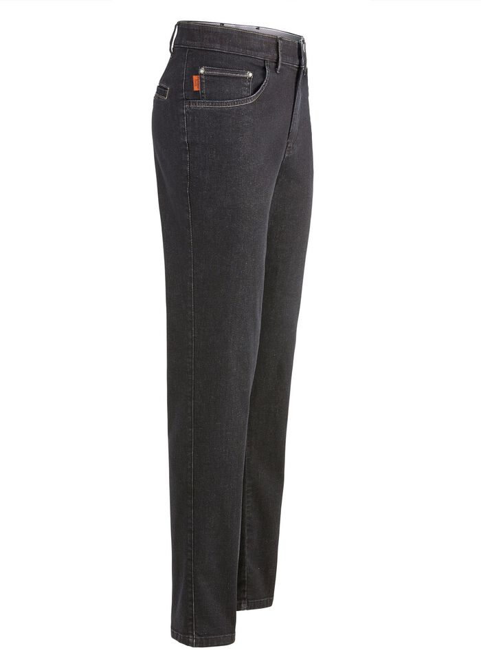 "Francesco Botti" jeans met elastische tailleband in 3 kleuren ANTHRAZIT