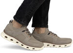 Rieker sneakers met elastische decoratieve vetersluiting TAUPE
