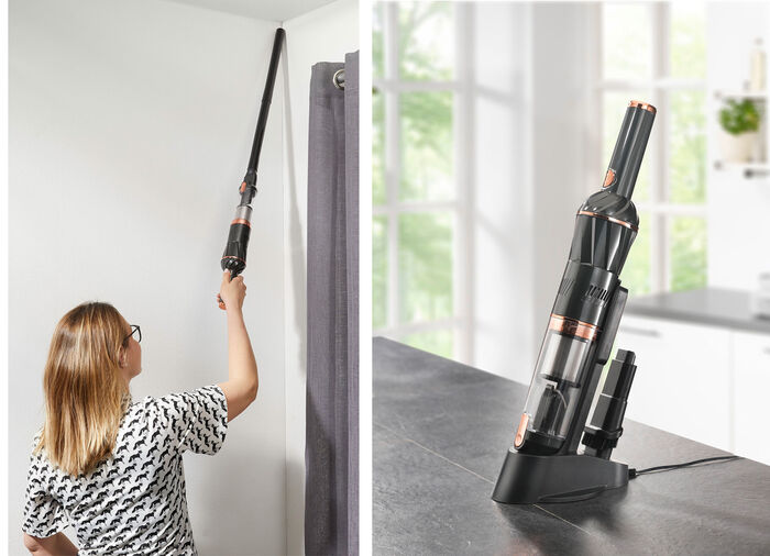 Accu hand- en vloerstofzuigerset MX14, 2-in-1AUGER 